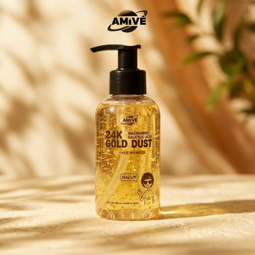 AMIVÉ-24K GOLD DUST FACEWASH-[100ML]